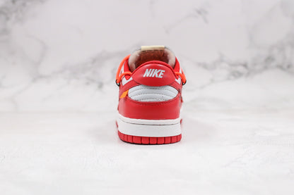 Nike Dunk Low Off White Rosso Università