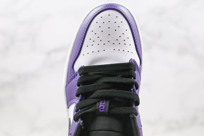 Jordan 1 Low Court Purple White