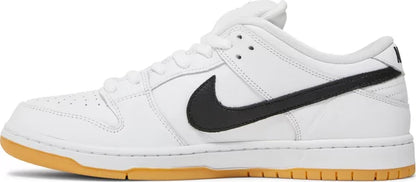 Nike SB Dunk Low Arancione Bianco Etichetta Nera