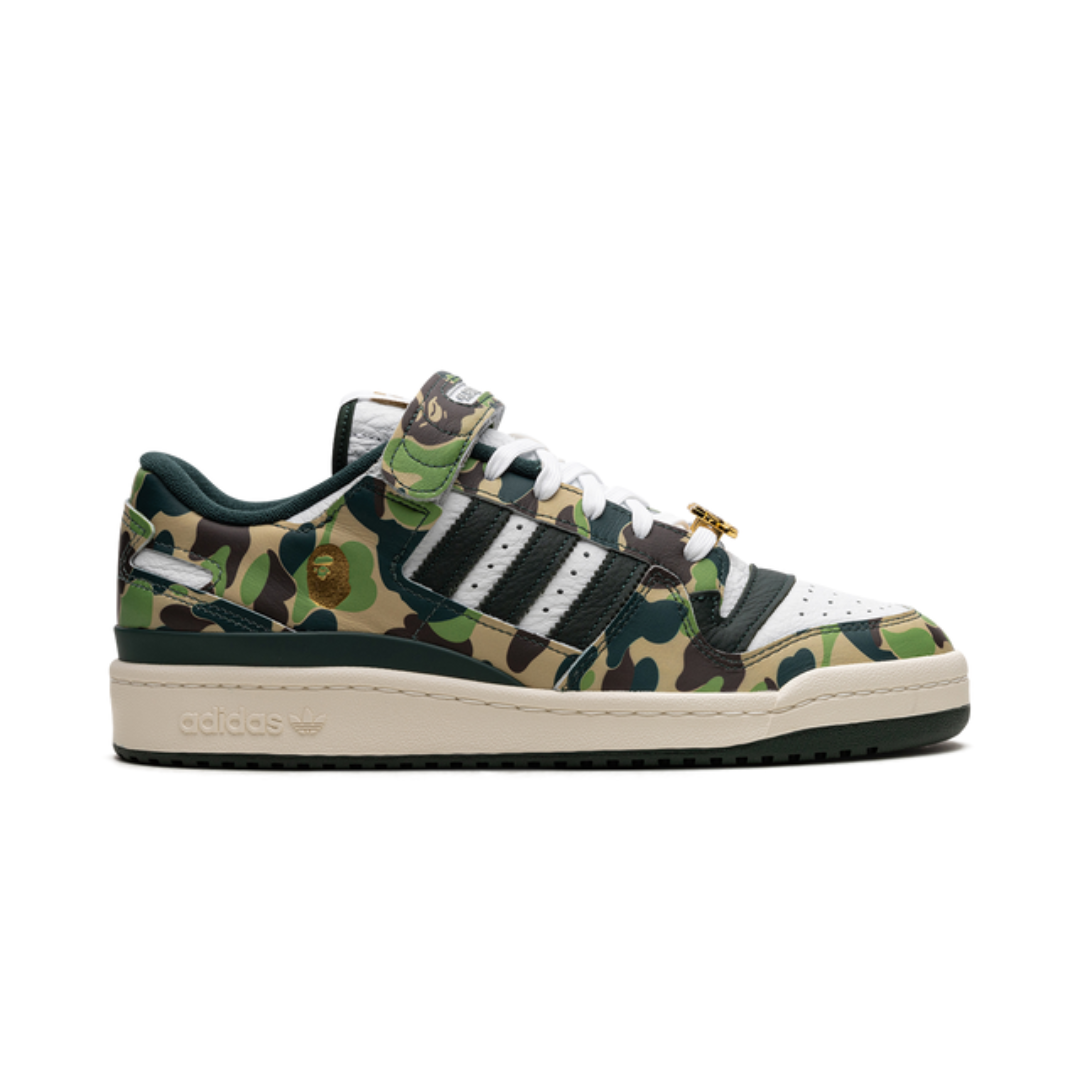 Adidas Forum 84 Low Bape 30th Anniversary Green Camo
