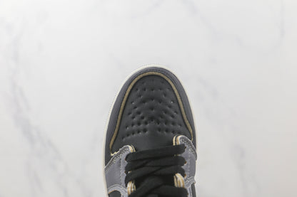 Jordan 1 Low Nero Grigio Fumo 