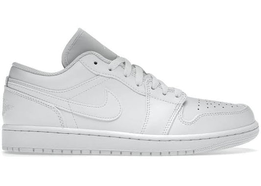 Jordan 1 Low Bianco Triplo 