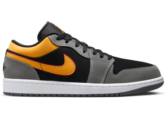 Jordan 1 Low Graphite Arancione Vivido 