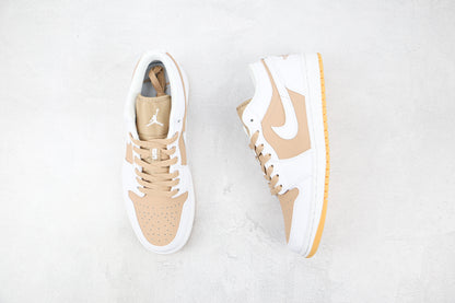 Jordan 1 Low Hemp White