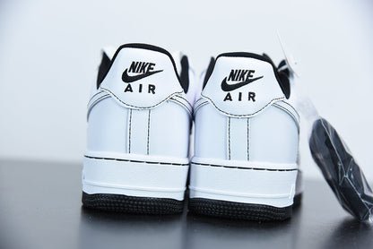 Nike Air Force 1 Low Contrast Stitch Bianco Nero 