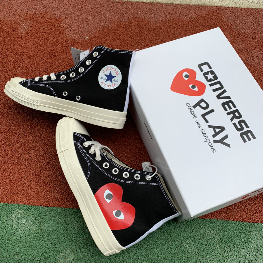 Converse Chuck Taylor All Star 70 HiComme des Garçons Play Schwarz