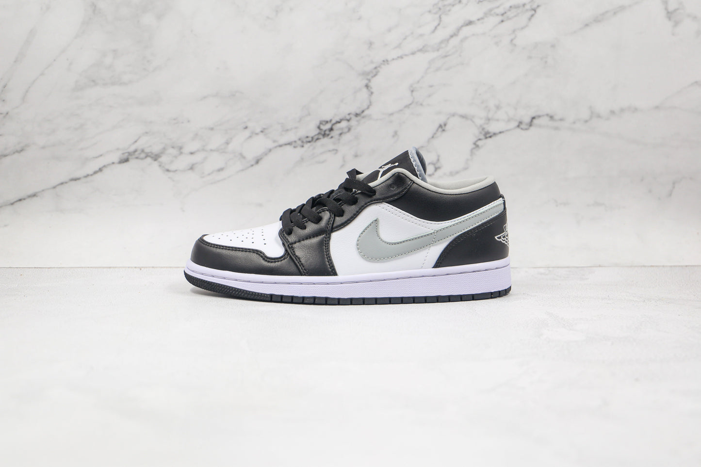 Jordan 1 Low Schwarz Weiß Grau