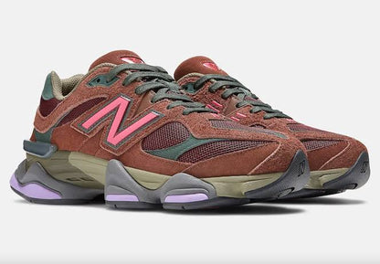 New Balance 9060 Burgunderrosa