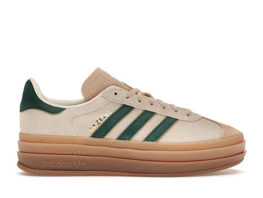 Adidas Gazelle Bold Beige Magico Verde Collegiale