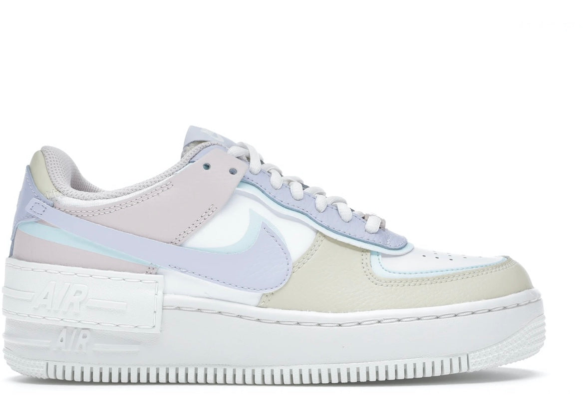 Nike Air Force 1 Shadow Weiß Gletscher Blau Ghost