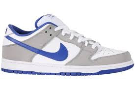 Nike Dunk Low Pro SB Mattsilber Varsity Royal