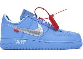 Nike Air Force 1 bassa bianco sporco mca blu 