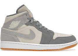 Jordan 1 Mid SE Kokosmilch Partikelgrau