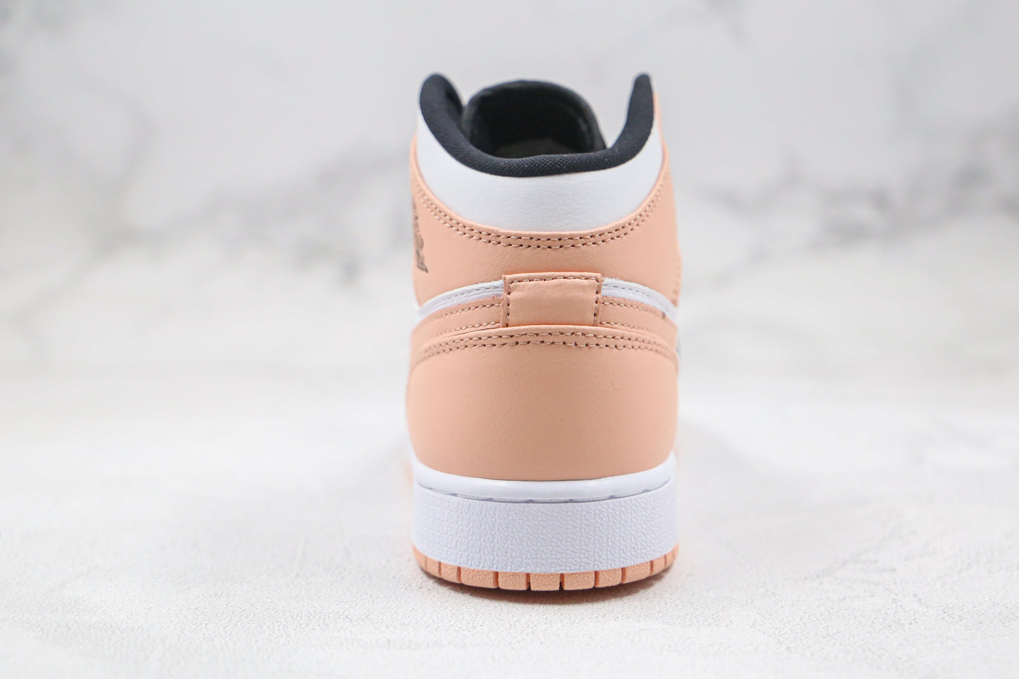 Jordan 1 Mid Arctic Orange Schwarze Spitze (GS)