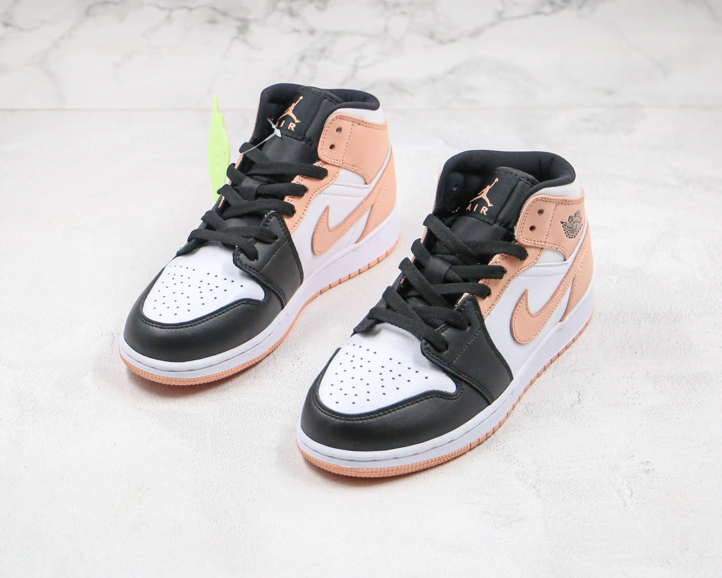 Jordan 1 Mid Arctic Orange Schwarze Spitze (GS)