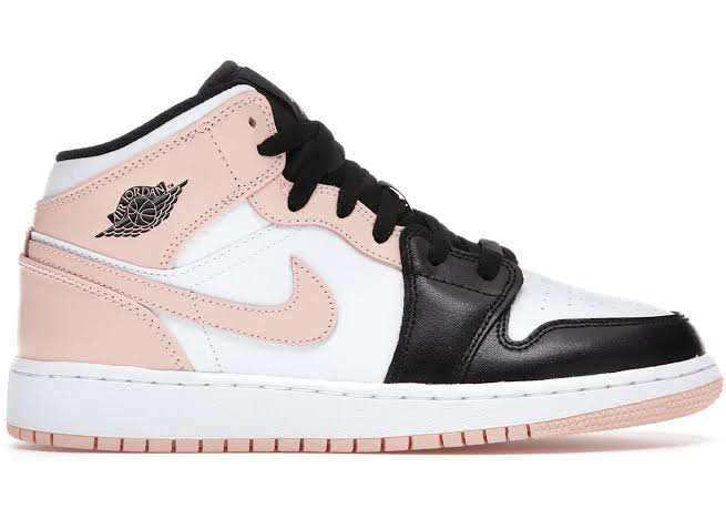 Jordan 1 Mid Arctic Orange Schwarze Spitze (GS)