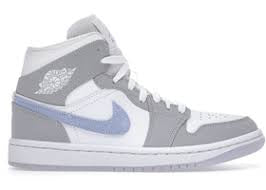 Jordan 1 Mid Grigio Lupo Alluminio