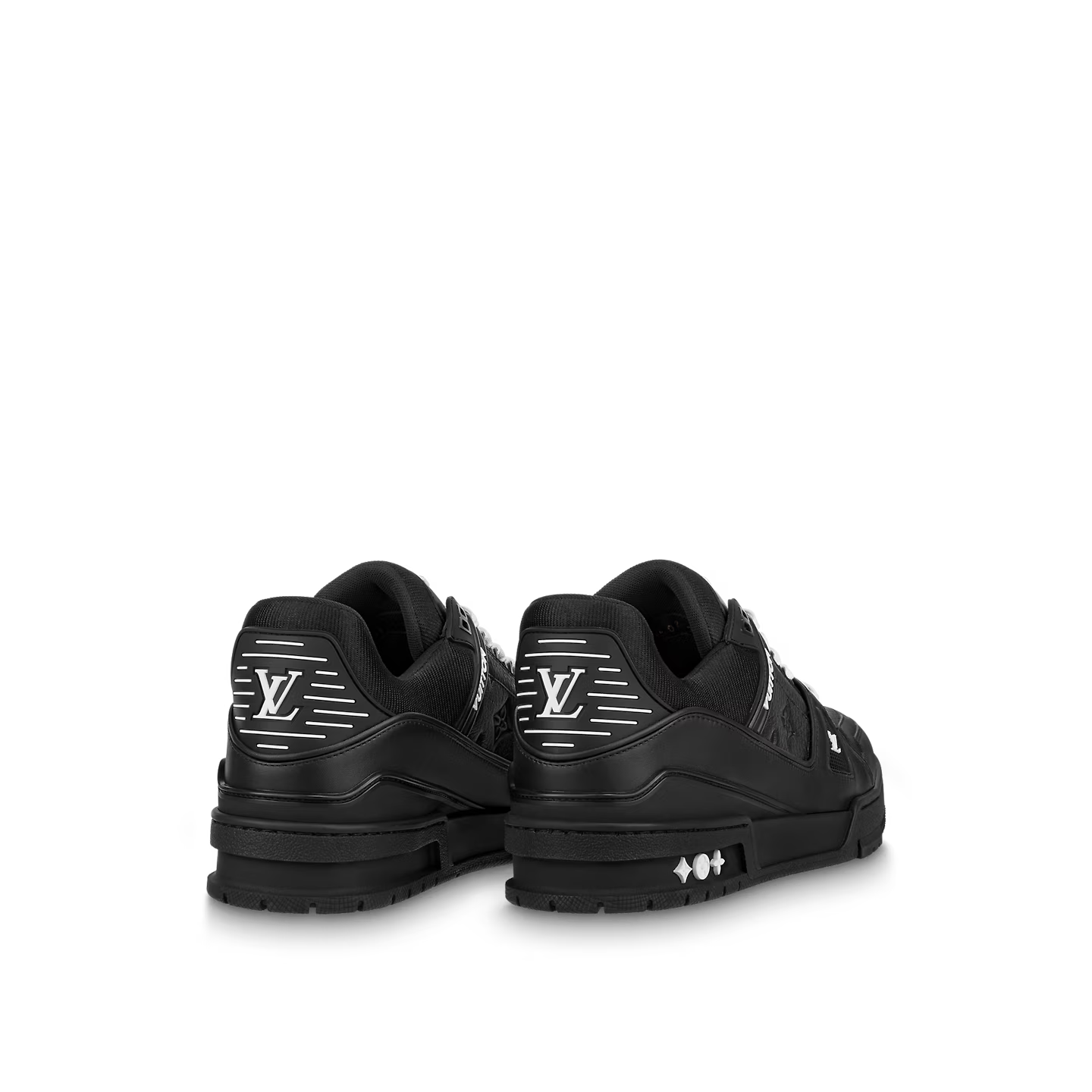 Louis Vuitton Trainer Black Embossed Monogram