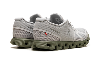On Running Cloud 5 Glacier Grey Reseda Green