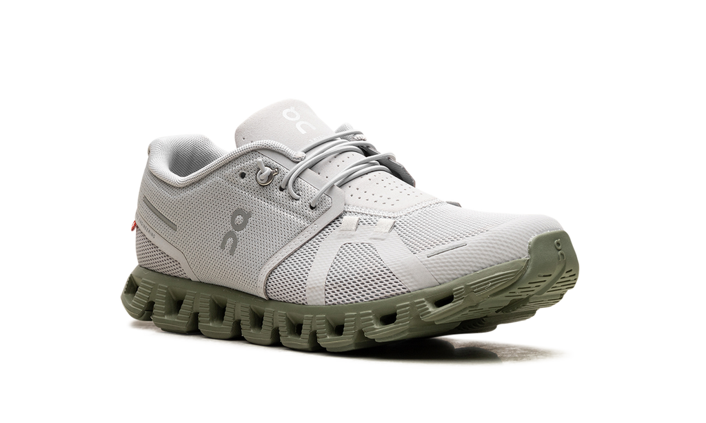 On Running Cloud 5 Glacier Grey Reseda Green